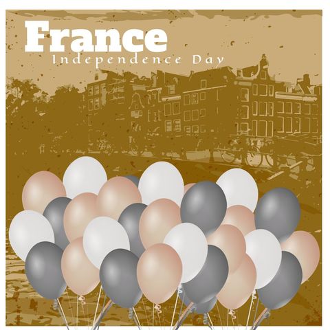 france independence day celebration with balloons and architecture - Download Free Stock Templates Pikwizard.com