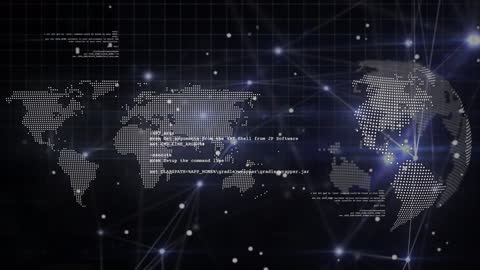 Global Data Networks with Digital Map Overlay