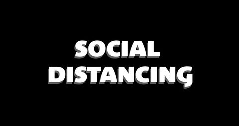 Social Distancing Concept with Bold Text - Download Free Stock Images Pikwizard.com