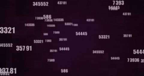 Dynamic Floating Numbers on Seamless Digital Background - Download Free Stock Images Pikwizard.com
