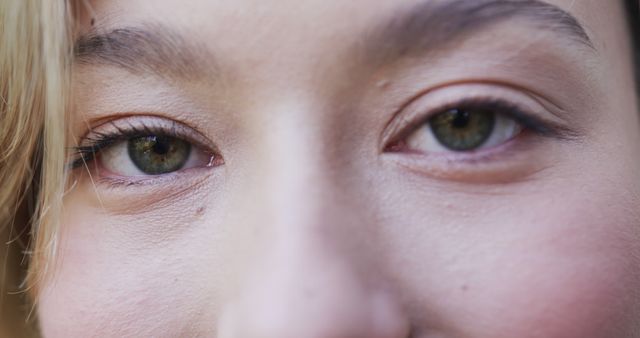 Close-up portrait of green-eyed woman - Download Free Stock Images Pikwizard.com