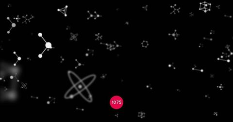 Digital Molecule Structures with Interactive Number Interface