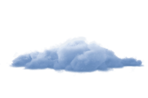 Blue Fluffy Cloud on Transparent Background in Vector Style - Download Free Stock Videos Pikwizard.com