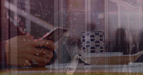 Abstract Financial Data and Smartphone Technology Fusion - Download Free Stock Images Pikwizard.com