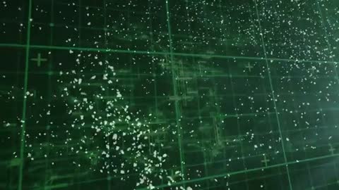 Digital Data Flow Over Futuristic Grid Technology Narrative