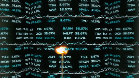 Digital Financial Data Streaming with Flame Imagery