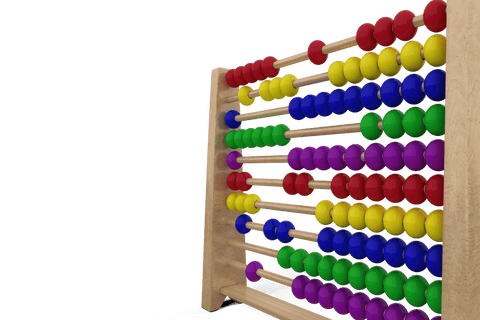 colorful wooden toy abacus with transparent background - Download Free Stock Videos Pikwizard.com