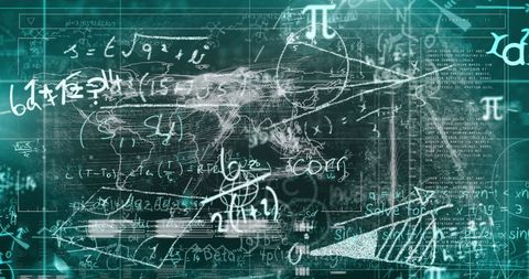 Digital Interface Displaying Mathematical Equations and Formulas - Download Free Stock Images Pikwizard.com