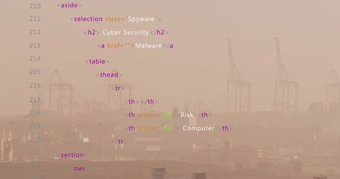 Abstract Computer Code Over City Skyline Symbolizing Technology - Download Free Stock Images Pikwizard.com