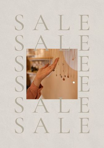 elegant sale flyer with jewelry store abstract design - Download Free Stock Templates Pikwizard.com