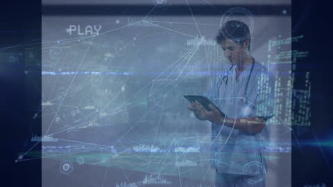 Healthcare Professional Engages with Digital Technology for Greater Efficiency