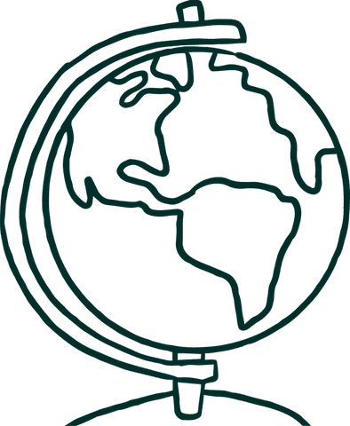 minimalist transparent globe illustrating continents - Download Free Stock Videos Pikwizard.com