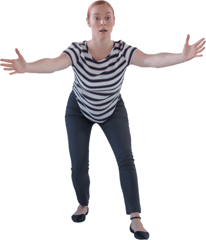 woman pretending to hold transparent object - Download Free Stock Videos Pikwizard.com