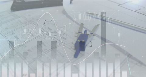 Architectural Plans and Financial Data Overlay Concept - Download Free Stock Images Pikwizard.com