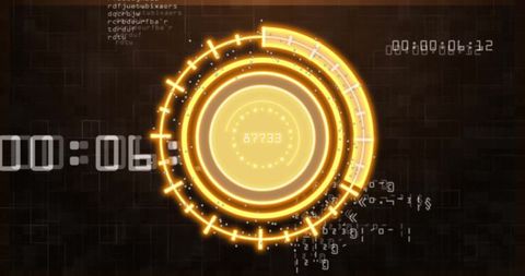 futuristic digital interface with data scanning process - Download Free Stock Images Pikwizard.com