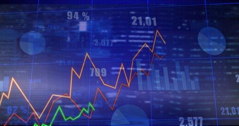 Futuristic Financial Dashboard Displaying Data Analytics