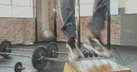 Athlete Incorporating Data Technology in Fitness Routine