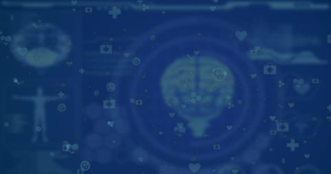 Abstract Medical Technology Interface with Digital Icons - Download Free Stock Images Pikwizard.com