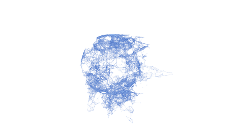 blue abstract globe on transparent background illustration - Download Free Stock Videos Pikwizard.com