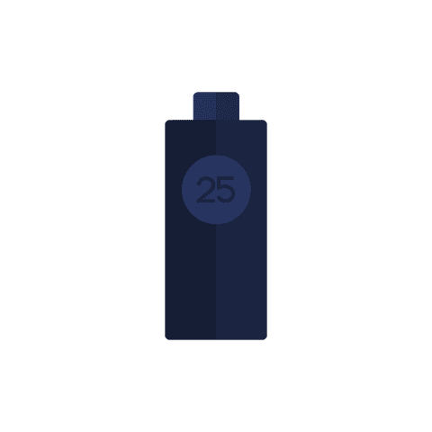 translucent digital battery design with 25 percent charge icon - Download Free Stock Videos Pikwizard.com