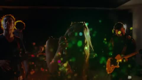 Energetic Band Rehearsal with Vibrant Light Effects