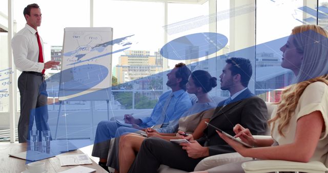 Business Presentation with Attentive Team in Modern Office - Download Free Stock Images Pikwizard.com