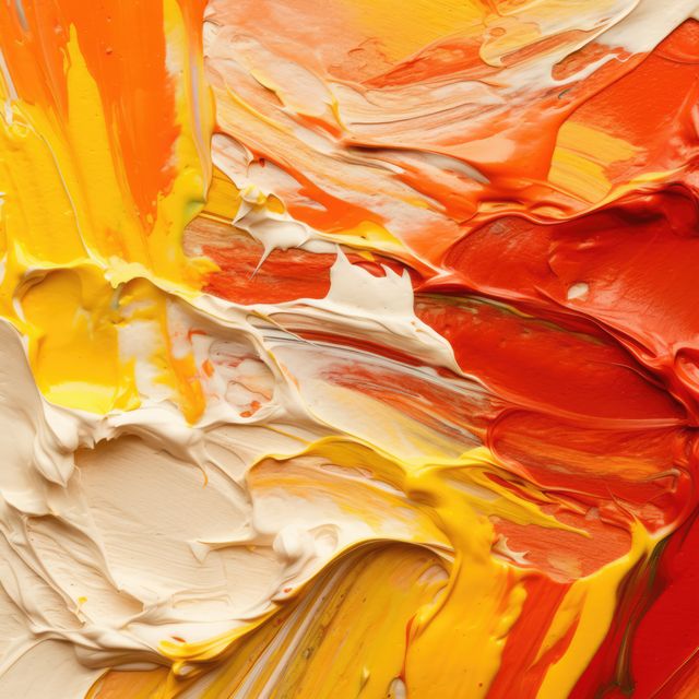 Close up of multi coloured paint background, created using generative ai technology - Download Free Stock Photos Pikwizard.com