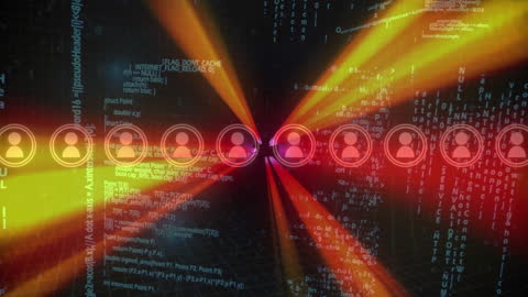 Digital Technology Interface with Global Connectivity Background