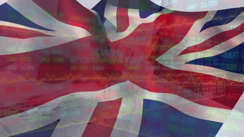 Union Jack Overwatched by Stock Market Data and Trends