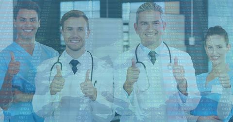 Healthcare Professionals Celebrating Success in Medical Technology