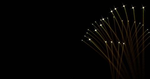 Glittering Fireworks Display Against Night Sky - Download Free Stock Images Pikwizard.com