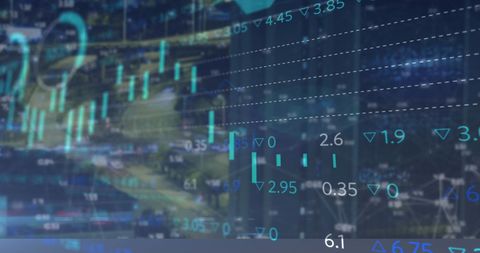 Digital Interface Overlaying Cityscape Illustrates Global Business - Download Free Stock Images Pikwizard.com