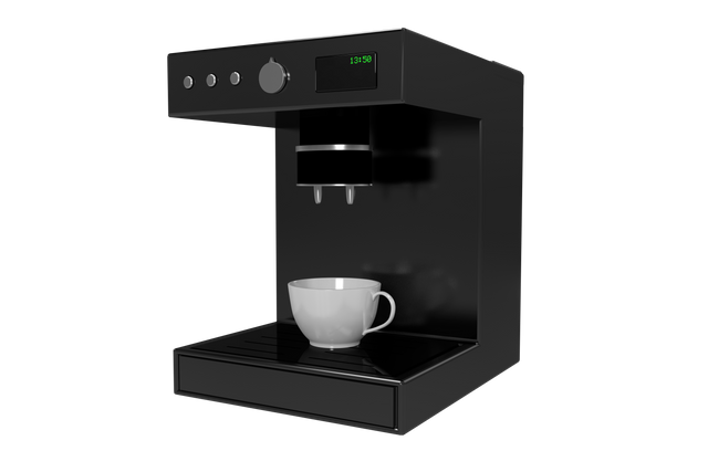 Black Coffee Machine with White Cup on Transparent Background Isolated - Download Free Stock Videos Pikwizard.com