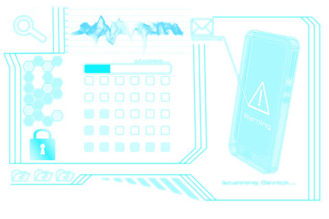 futuristic digital security interface on transparent background - Download Free Stock Videos Pikwizard.com