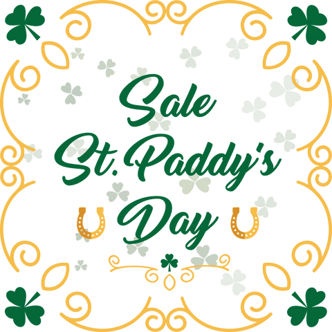 st. patrick’s day sale announcement on transparent background - Download Free Stock Videos Pikwizard.com