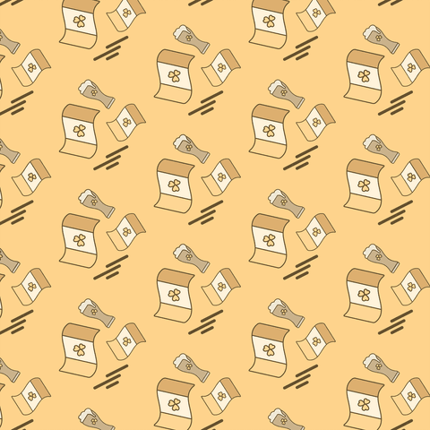 transparent banknote and beer pattern background celebrates fun times - Download Free Stock Videos Pikwizard.com