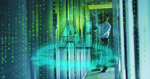 AI Technology and Data Processing in Modern Data Center - Download Free Stock Images Pikwizard.com