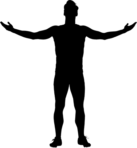 transparent silhouette of male football player running motion - Download Free Stock Videos Pikwizard.com
