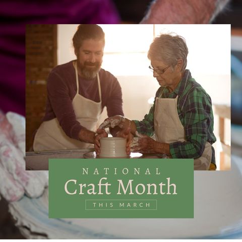 elderly female potter learning wheel techniques with young artisan - Download Free Stock Templates Pikwizard.com