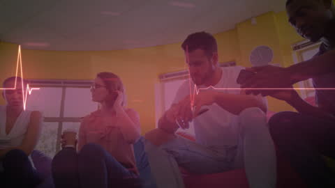 Young Professionals Discussing in Creative Office Space