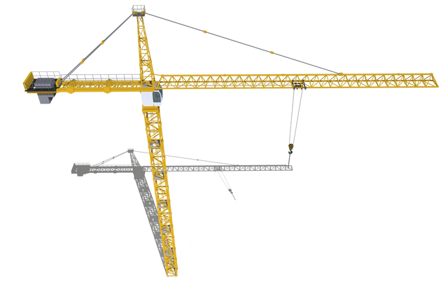  Transparent Industrial Construction Crane on White Background - Download Free Stock Videos Pikwizard.com