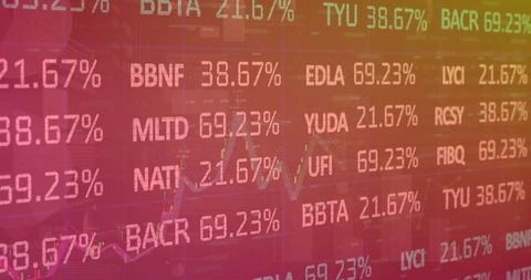 Digital Financial Data Display with Global Business Processing - Download Free Stock Images Pikwizard.com