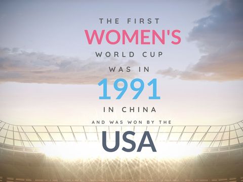 First Women's World Cup 1991 Highlighting USA Victory - Download Free Stock Templates Pikwizard.com