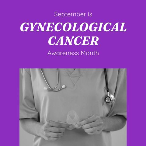 Gynecological Cancer Awareness Month Concept with Doctor