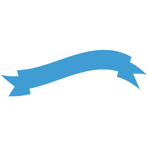 Blue Ribbon Illustration on Transparent Background for Custom Text - Download Free Stock Videos Pikwizard.com