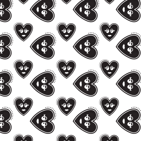 Seamless Cute Heart Pattern on Transparent Background - Download Free Stock Videos Pikwizard.com