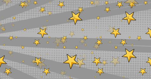 Vibrant Yellow Stars on Dynamic Grey Background - Download Free Stock Images Pikwizard.com