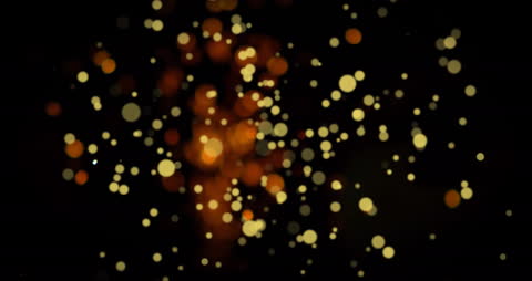 Abstract Animation of Glowing Light Spots