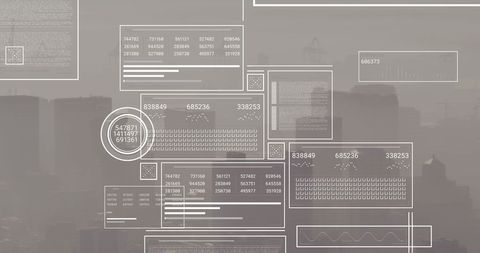 Financial Data Interface Overlaying Urban Landscape - Download Free Stock Images Pikwizard.com