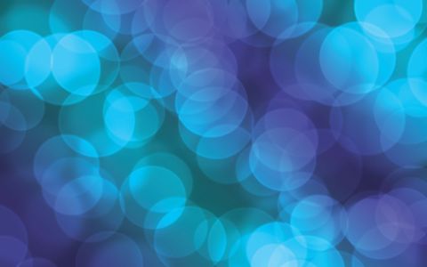 Glowing Blue and Purple Bokeh Background